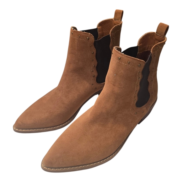 bohme Kendrix Chelsea Ankle‎ Booties Boots Block Heel Size 8.5 - Picture 2 of 5